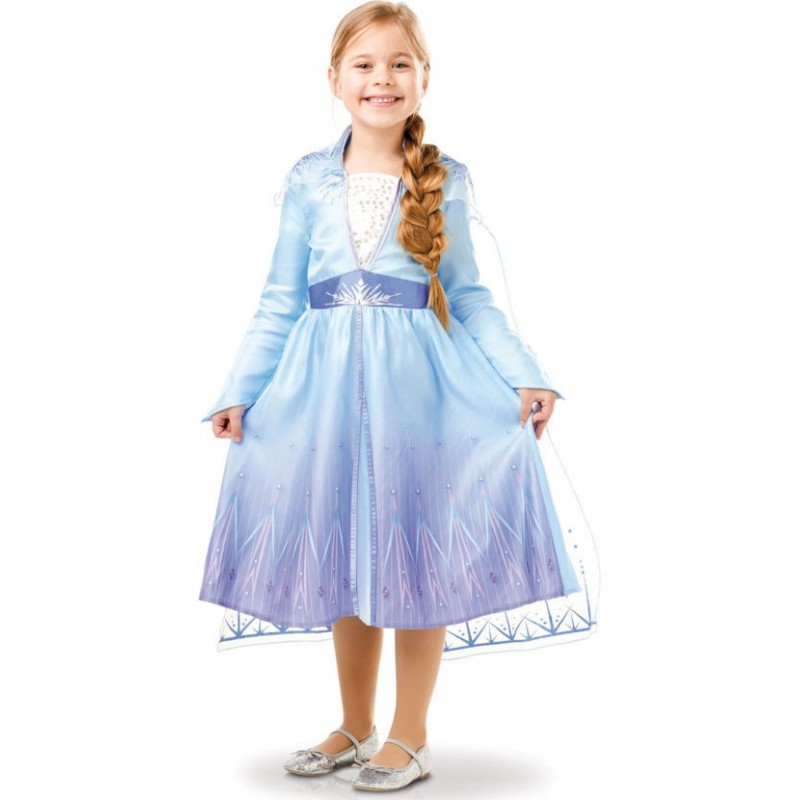 Elsa Frozen 2 Fancy Dress Classic Costume Carnevale