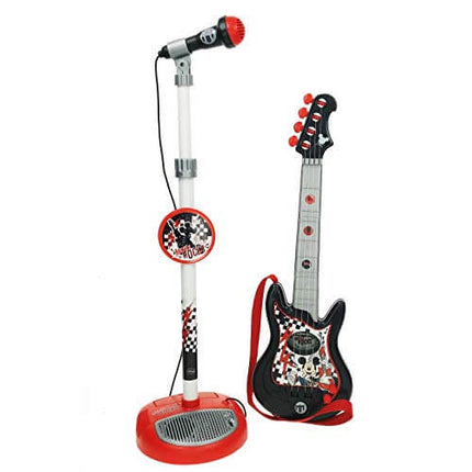 Disney Mickey Mouse Kindermikrofon mit Ständer und Gitarren 