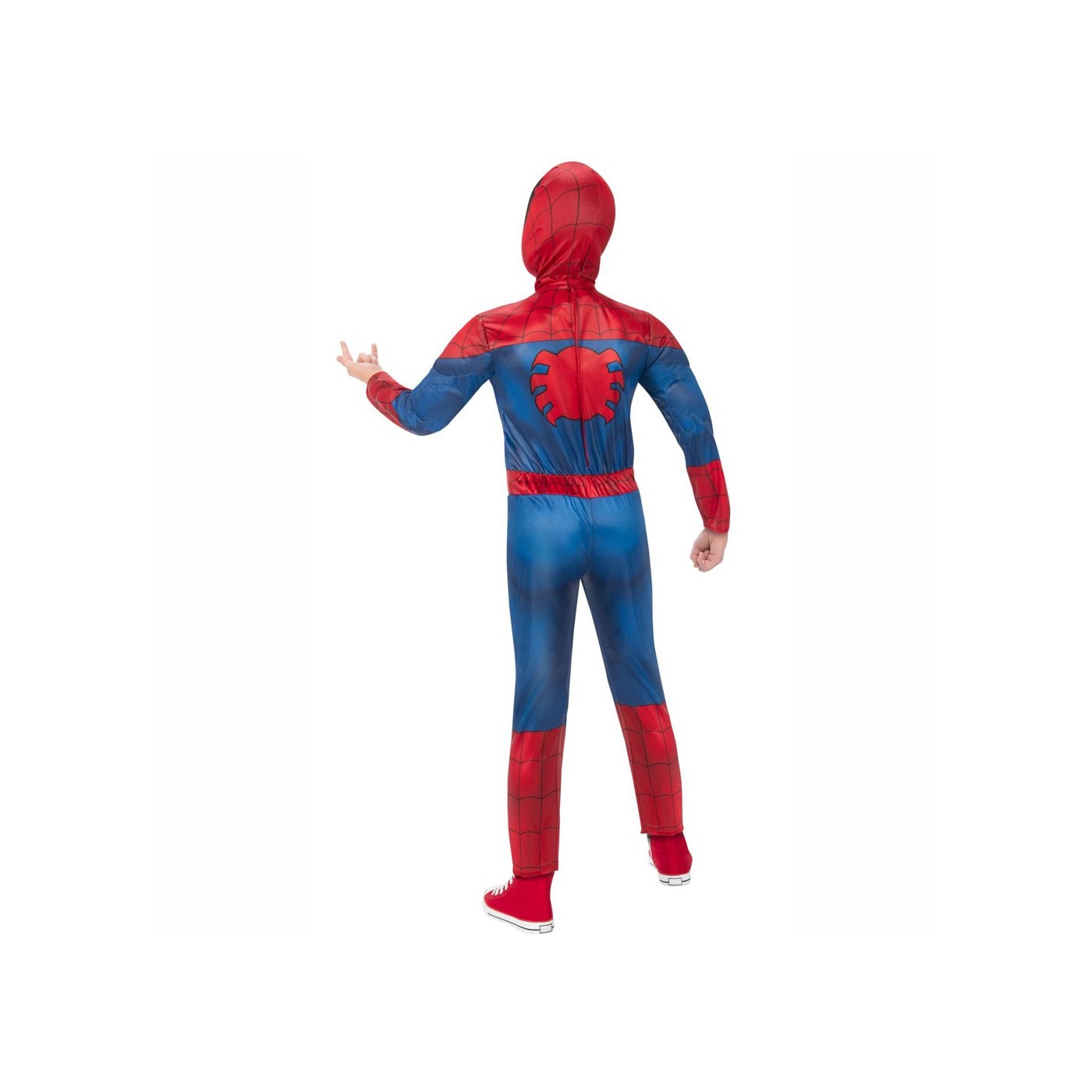 Spiderman Deluxe Fancy Dress Costume Carnevale con Muscoli