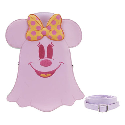 Disney by Loungefly Crossbody Pastel Ghost Minnie i Mickey świecą w ciemności