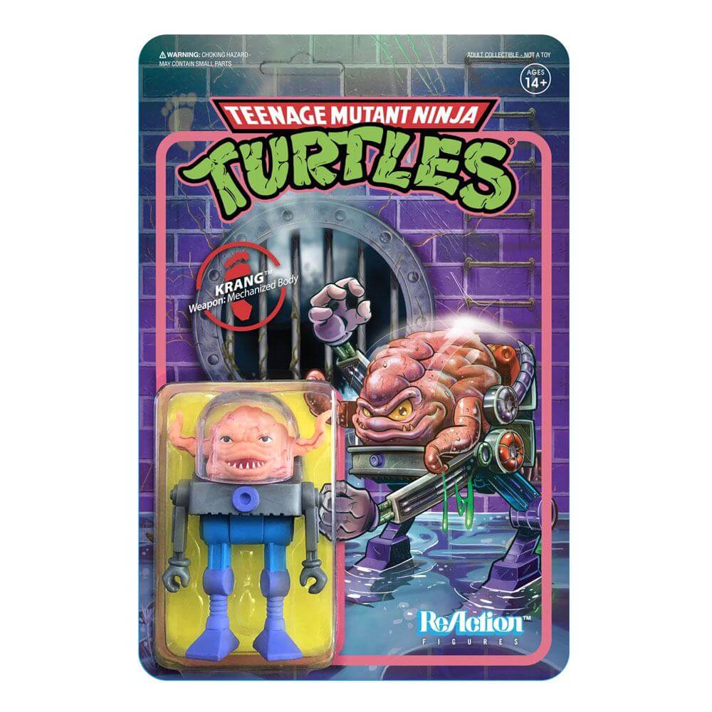 Krang Teenage Mutant Ninja Turtles ReAction Action Figure 10 cm